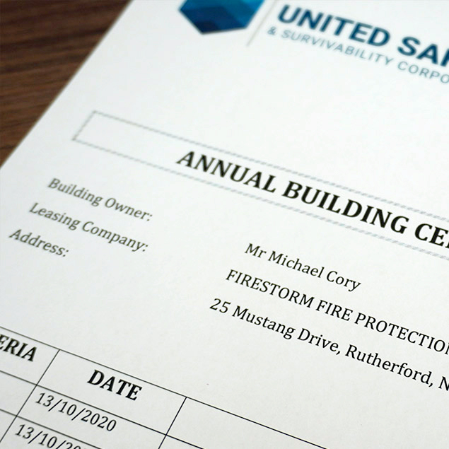 Fire Safety Assessment Annual Fire Safety Statements : United Safety